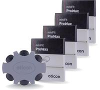 Genuine Oticon ProWax miniFit Wax Guards - OEM Replacement Filters for Oticon Hearing Aids - 4 Packs (24 Total Filters) - Compatible with More, Real, Zircon, Opn S, and Play PX