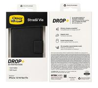 OTTERBOX Strada Via Series Case Brand New - Black - Iphone 14