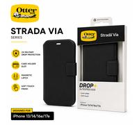 OTTERBOX Strada Via Series Case Brand New - Black - Iphone 14
