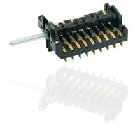 Genuine Oven & Cooker Function Selector Switch Commutator - Compatible With Smeg A1 / A2 / A3 / A41 Series - 811730149 & 811730195