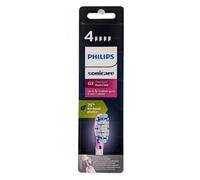 Genuine Philips Sonicare G3 Replacement Toothbrush Heads White / Black - 4 Heads