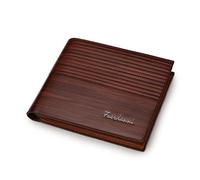 Genuine PU Leather Wallet Feurdanni Light Brown Credit Card Money Purse SIM ID