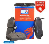 QUINTON HAZELL BP1676 Brake pad set