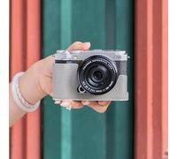 Genuine Real Leather Camera Half Case For Fu ji Film X-M5 Protector Cover Bag (Gray 1 Case Only)