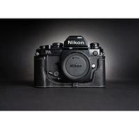 Genuine Real Leather Half Case Compatible With Nikon F2 F2A FA F Camera Cowhide Bag Cover (FA,Black)
