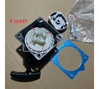 Genuine Recoil starter & Cup & gasket for Chainsaw BCH400 BCH 400 400T Chain saw pull start cog claw Emak # 61452042R(4 teeth Easy starter)