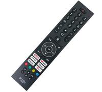 Genuine Replacement Bush TV Remote Control For Bush RC45137T Fits RC43137P 55292UHDFVP DLED32FHDSC Smart Full HD HDR10 LED With Tik Tok Button