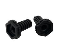 Genuine Replacement Oven Cooker Adjustable Foot Compatible with Bush DHBETC50B DHBETC50W DHBEDC50B - Pack of 2