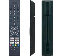 Genuine Replacement RC45137T TV Remote Control Compatible For Bush 43FT24CA 40FT24CA 32FT24CA 32HT24CA 24HT24CA Smart Full HD HDR10 LED TV and works for Logik RC43137 L32SHE22 With Tik Tok Button