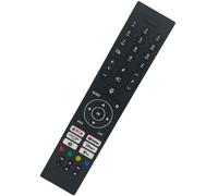 Genuine Replacement TV Remote Control Compatible with Bush RC45137T - 32HT25CB 40FT24CA 40FT25CB 43FT24CA 43FT25CB Smart LED QLED
