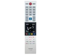 Genuine Replacement TV Remote Control Compatible with Toshiba CT-8568 30116757-24WV2463DB 24WV2553DB 32WV2463DB 32WV2553DB 40LV2553DB Smart HD Ready DLED Freeview