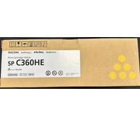 Genuine Ricoh SP C360HE Yellow Color Toner Cartridge 408187 for Ricoh Printers