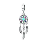 Genuine S925 Dream Catcher Bead Charm Pendant Fit for Pandora Bracelets, THEME # 20