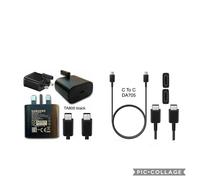 Genuine Samsung 25W Super Fast Charger & C Cable For Galaxy S21 S21+ Ultra 5G