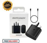 Genuine Samsung 25W Super Fast Charger USB-C Plug Adapter with Cable for Galaxy