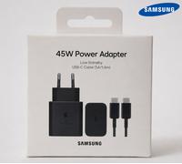 Samsung 45W USB C Mains Charger with 5 Amp Type C Cable Black EU Plug