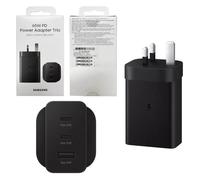 Genuine Samsung 65W Super Fast Charger Plug Triple Port Trio PD Power Adapter
