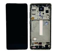 Genuine Samsung A52s 5G (SM-A528B) LCD Assy +Frame New White GH82-26861D