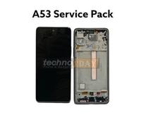 Genuine Samsung A53 5G (A536B) LCD Assembly +Frame New Black GH82-28024A