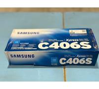 Genuine Samsung C406S Cyan Toner Cartridge (CLT-C406S/ELS)