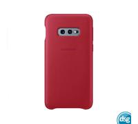 Genuine Samsung Galaxy S10e Red Leather Protective Cover / Case EF-VG970LBEGW
