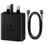 Samsung UK Travel Adaptor (45W with USB type C Cable) Black,package may vary