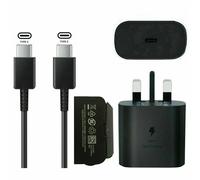 Genuine Samsung Galaxy S21 S22 A52s Super Fast Charger Plug & Cable 25W