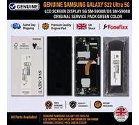 Genuine Samsung Galaxy S22 Ultra 5g LCD Screen Display SM-S908B S908 Lcd Green