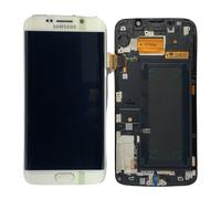 Genuine Samsung Galaxy S6 Edge G925 F, FQ WHITE LCD Assembly, GH97-17162B