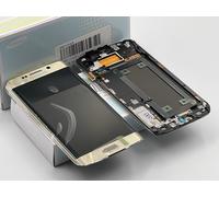 Genuine Samsung Galaxy S6 Edge (SM-G925F) Complete LCD In Gold - GH97-17162C