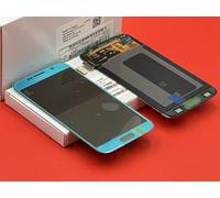 Genuine Samsung Galaxy S6 G920F Lcd and Touchpad in Electric Blue - GH97-17260D