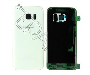 Genuine Samsung Galaxy S7 G930 Battery Cover / Back Glass - White GH82-11384D