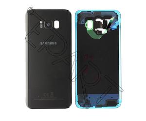 Genuine Samsung Galaxy S8 Plus Battery Cover / Back Glass - Black GH82-14015A