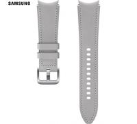 Samsung Galaxy Watch 4/5/6 OneClick Hybrid EcoLeather Band 20mm Silver