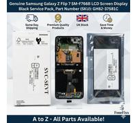 Genuine Samsung Galaxy Z Flip 7 SM-F766B LCD Screen Display Black Service Pack