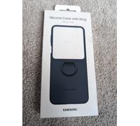 Genuine Samsung Galaxy Z Flip5 Silicone Case with Ring Indigo - Brand New SEALED