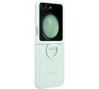 Genuine Samsung Galaxy Z Flip5 Silicone Case with Ring - Mint (Green) - New