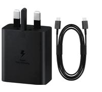 Samsung UK Travel Adaptor (45W with USB type C Cable) Black,package may vary