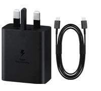 Samsung UK Travel Adaptor (45W with USB type C Cable) Black,package may vary