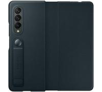 Leather Case for Galaxy Z Fold 3 with Strap Ultra-thin Leather Cover green