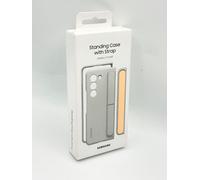 Genuine Samsung Galaxy Z Fold5 Standing Case with Strap EF-MF946 - Beige - NEW
