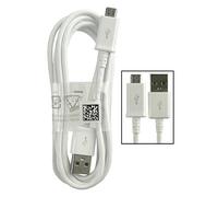 Genuine Samsung Micro USB Charge & Sync Cable - Compatible with Galaxy J3(2017), J5(2017), J7(2017) and Other Samsung Devices (White)