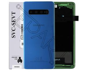 Genuine Samsung S10 G973 Battery Cover / Back Glass - Prism Blue GH82-18378C