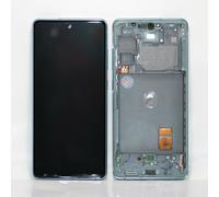 Genuine Samsung S20 FE 5G (G781B) LCD Assy +Frame Cloud Mint GH82-24215D
