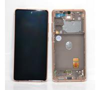 Genuine Samsung S20 FE 5G (G781B) LCD Assy +Frame Cloud Orange GH82-24215F