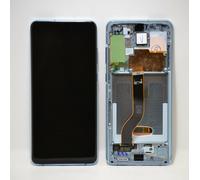 Genuine Samsung S20 Plus 5G (G985, G986) LCD Assy + Frame Cloud Blue GH82-22134D