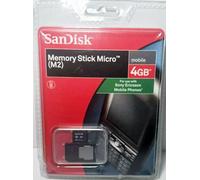 Psp Go Sandisk Memory Stick Micro M2 4GB Card