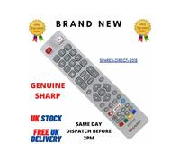 Genuine Sharp Aquos Remote Control SHW/RMC/0121 For Smart TV with Netflix F-Play