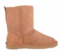 Genuine Sheepskin Ankle Boots with Reinforced Heel SNUGRUGS Light Brown 10