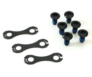 Genuine Shimano SLX RT76/ XT SM-RT86 6-Holes Brake Rotor Fixing Bolts & Plates